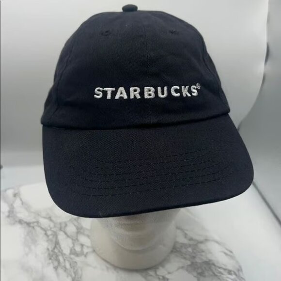 Starbucks Other - STARBUCKS Black Cotton Baseball Cap Hat-OS